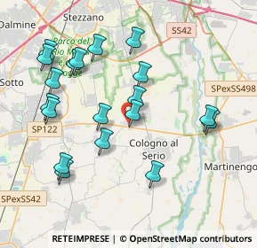 Mappa Via Spirano, 24059 Urgnano BG, Italia (4.03579)