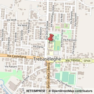Mappa Via Enrico Fermi, 7, 35010 Trebaseleghe, Padova (Veneto)