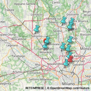 Mappa Via Giacomo Matteotti, 20031 Cesate MI, Italia (8.15231)
