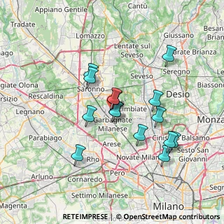 Mappa Via Giacomo Matteotti, 20031 Cesate MI, Italia (6.142)