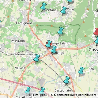 Mappa Via Don Gian Battista Salvi, 25050 Rodengo-Saiano BS, Italia (3.4855)