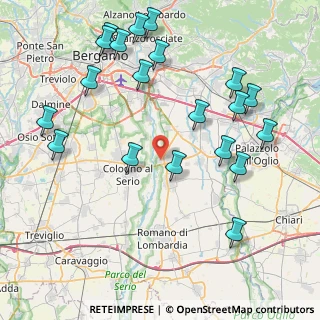 Mappa Via Emilia, 24050 Ghisalba BG, Italia (9.6345)