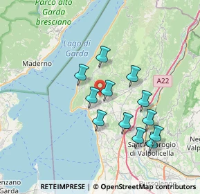 Mappa Via Campagnola, 37010 Costermano VR, Italia (6.42417)