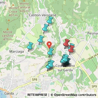 Mappa Via Campagnola, 37010 Costermano VR, Italia (0.88261)