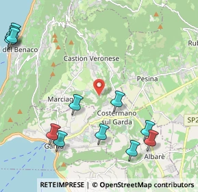 Mappa Via Campagnola, 37010 Costermano VR, Italia (2.82)