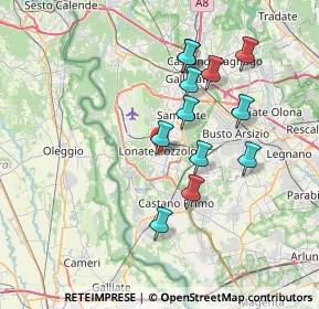 Mappa Viale Ticino, 21015 Lonate Pozzolo VA, Italia (6.575)