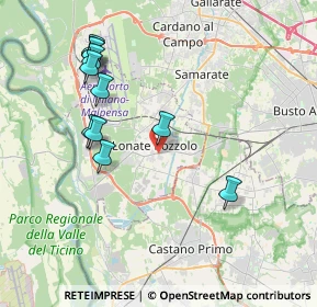 Mappa Viale Ticino, 21015 Lonate Pozzolo VA, Italia (4.01545)