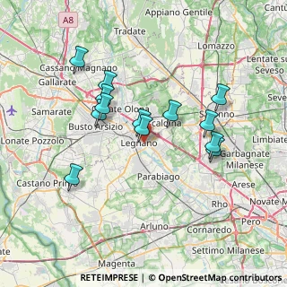 Mappa Via San Caterina, 20025 Legnano MI, Italia (6.60385)