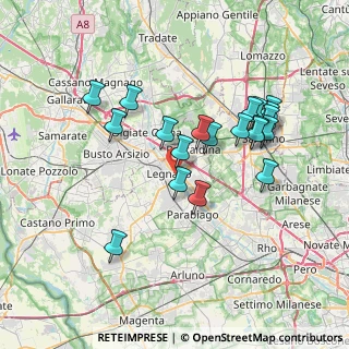 Mappa Via San Caterina, 20025 Legnano MI, Italia (6.879)