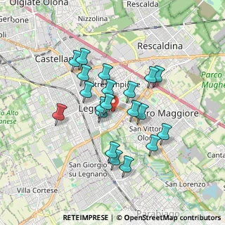 Mappa Via San Caterina, 20025 Legnano MI, Italia (1.4695)