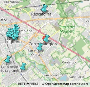 Mappa Via Pietro Spinelli, 20023 Cerro Maggiore MI, Italia (2.66611)