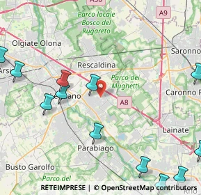 Mappa Via Pietro Spinelli, 20023 Cerro Maggiore MI, Italia (6.25)