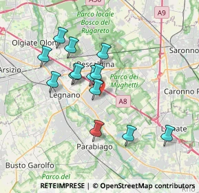 Mappa Via Pietro Spinelli, 20023 Cerro Maggiore MI, Italia (3.19846)