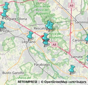 Mappa Via Pietro Spinelli, 20023 Cerro Maggiore MI, Italia (5.63692)