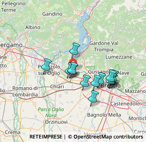 Mappa Via A. Maggi, 25046 Cazzago San Martino BS, Italia (11.71214)