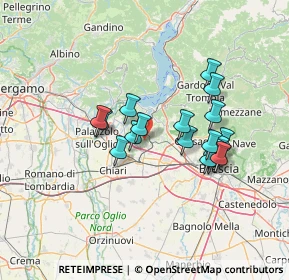 Mappa Via A. Maggi, 25046 Cazzago San Martino BS, Italia (11.77722)