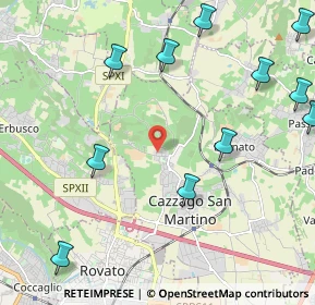 Mappa Via A. Maggi, 25046 Cazzago San Martino BS, Italia (2.74091)
