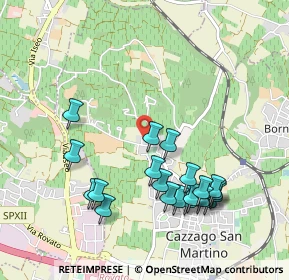 Mappa Via A. Maggi, 25046 Cazzago San Martino BS, Italia (1.0325)