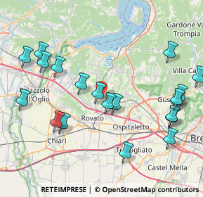 Mappa Via A. Maggi, 25046 Cazzago San Martino BS, Italia (9.371)