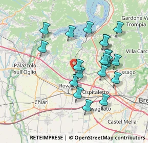 Mappa Via A. Maggi, 25046 Cazzago San Martino BS, Italia (6.921)