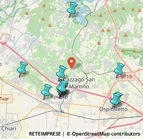 Mappa Via A. Maggi, 25046 Cazzago San Martino BS, Italia (4.23917)