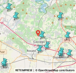 Mappa Via A. Maggi, 25046 Cazzago San Martino BS, Italia (5.94583)