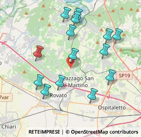 Mappa Via A. Maggi, 25046 Cazzago San Martino BS, Italia (4.03429)