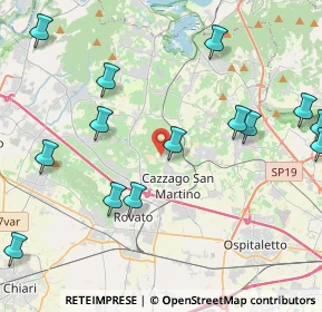 Mappa Via A. Maggi, 25046 Cazzago San Martino BS, Italia (5.14714)