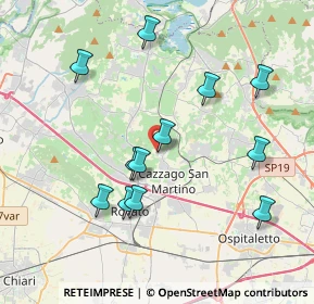 Mappa Via A. Maggi, 25046 Cazzago San Martino BS, Italia (3.80333)