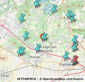 Mappa Via A. Maggi, 25046 Cazzago San Martino BS, Italia (5.30056)