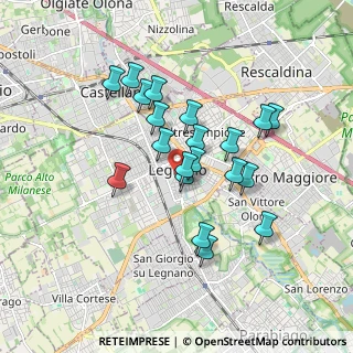 Mappa Via Giorgio Giulini, 20025 Legnano MI, Italia (1.4925)