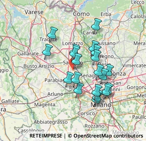 Mappa Via Lazzaretto, 21042 Caronno Pertusella VA, Italia (11.7775)