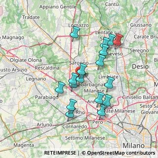 Mappa Via Lazzaretto, 21042 Caronno Pertusella VA, Italia (6.46941)