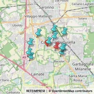 Mappa Via Lazzaretto, 21042 Caronno Pertusella VA, Italia (1.33083)