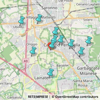 Mappa Via Lazzaretto, 21042 Caronno Pertusella VA, Italia (1.80818)