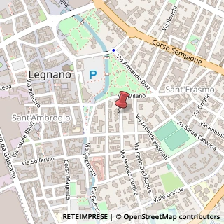 Mappa Via Renato Cuttica, 8, 20025 Legnano, Milano (Lombardia)