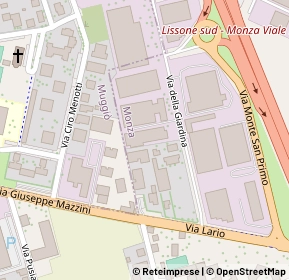 Mappa Via della Giardina, 20900 Lissone MB, Italia (0.108)