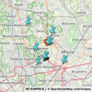 Mappa Via Antonio Canova, 20835 Muggiò MB, Italia (2.75917)