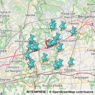 Mappa Via IV Novembre, 20056 Grezzago MI, Italia (6.69474)