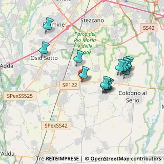 Mappa Via Cardano, 24049 Verdello BG, Italia (3.49786)