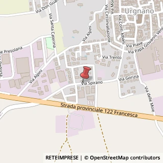 Mappa Via Spirano, 399, 24059 Urgnano, Bergamo (Lombardia)