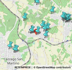 Mappa Via S. Bartolomeo, 25046 Cazzago San Martino BS, Italia (1.158)