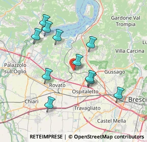 Mappa Via S. Bartolomeo, 25046 Cazzago San Martino BS, Italia (7.27091)