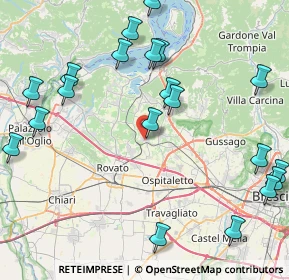 Mappa Via S. Bartolomeo, 25046 Cazzago San Martino BS, Italia (10.456)