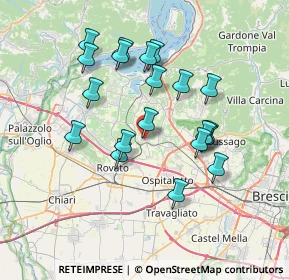 Mappa Via S. Bartolomeo, 25046 Cazzago San Martino BS, Italia (6.651)