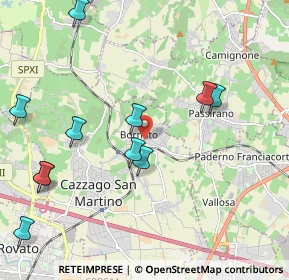 Mappa Via S. Bartolomeo, 25046 Cazzago San Martino BS, Italia (2.33273)
