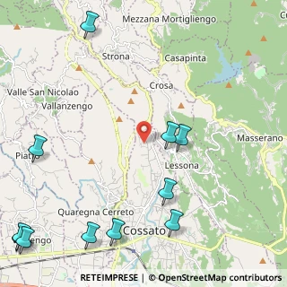 Mappa Via Monte Grappa, 13836 Cossato BI, Italia (3.20455)