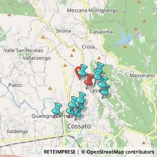Mappa Via Monte Grappa, 13836 Cossato BI, Italia (1.52917)