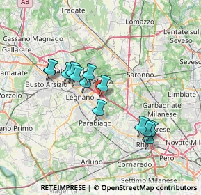 Mappa Via Po, 20023 Cerro Maggiore MI, Italia (6.24385)