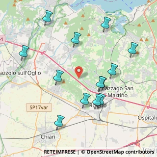 Mappa 25030 Erbusco BS, Italia (4.38154)